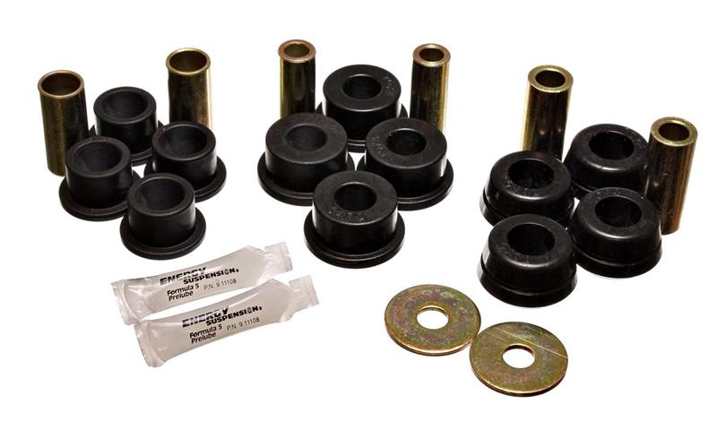 Energy Suspension 92-95 Toyota MR2 Black Rear Control Arm Bushing Set (includes Strut Bushings) Secondary image