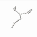 MagnaFlow 18-19 Audi A5 Dual Exit Polished Stainless CatBack Exhaust - 3in Main Piping Diameter