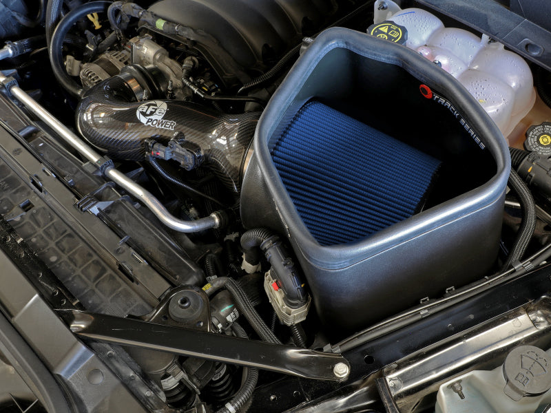aFe 19-20 GM Trucks 5.3L/6.2L Track Series Carbon Fiber Cold Air Intake System With Pro 5R Filters Secondary image