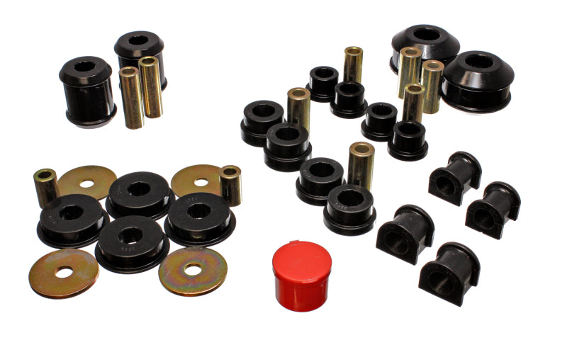 Energy Suspension 03-05 Mitsubishi Lancer EVO 8 Black Hyper-flex Master Bushing Set Secondary image