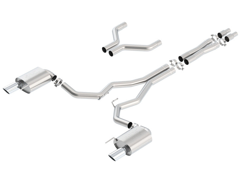 Borla Atak Cat-Back 15-17 Ford Mustang GT 5.0L V8 MT/AT 3in pipe 4in tip Secondary image