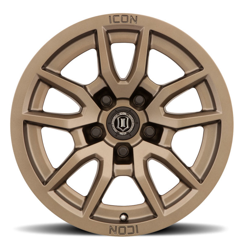 ICON Vector 5 17x8.5 5x5 -6mm Offset 4.5in BS 71.5mm Bore Bronze Wheel Secondary image