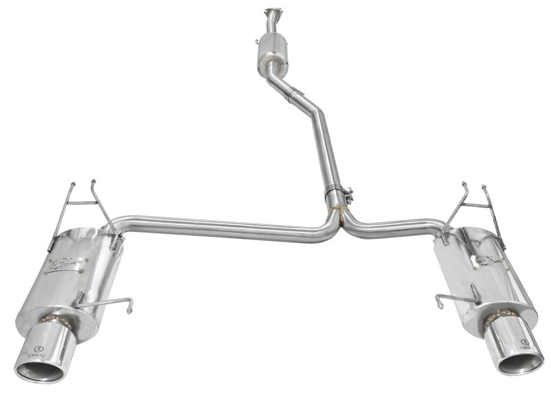 aFe Takeda Exhaust 2.25in to 2in Dia 304SS Cat-Back w/Polished Tips 08-12 Honda Accord Coupe V6 3.5L Secondary image
