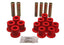 Energy Suspension Ford Trk Rear Spring Bushing - Red for offroad performance upgrades and drivetrain upgrades.