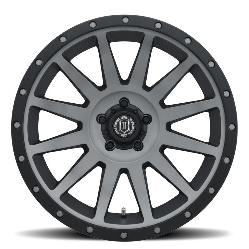 ICON Compression 20x10 6x135 -19mm Offset 4.75inBS Titanium Wheel Secondary image