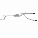 MagnaFlow 2025 Ram 1500 RHO SPEQ Series Black Chrome Cat-Back Performance Exhaust System.