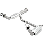 MagnaFlow Conv DF 02-06 Cadillac Escalade / 02-06 Chevy Avalanche 5.3L Dual Conv Y-Pipe Assembly 2WD for offroad performance upgrades