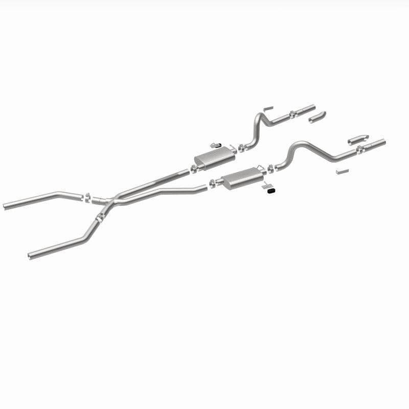 MagnaFlow SYS C/B 67-70 Mustang 2.50inch w/Tru-X exhaust system parts