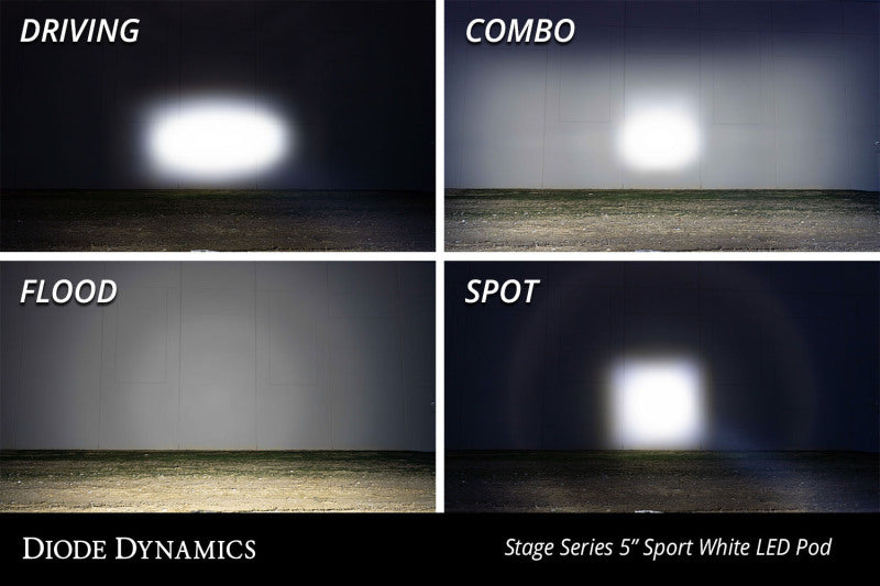 Diode Dynamics SS5 LED Pod Sport - Yellow Combo (Pair) Secondary image