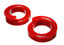 Energy Suspension 2005-07 Ford F-250/F-350 SD 2/4WD Front Coil Spring Isolator Set - Red for off road parts