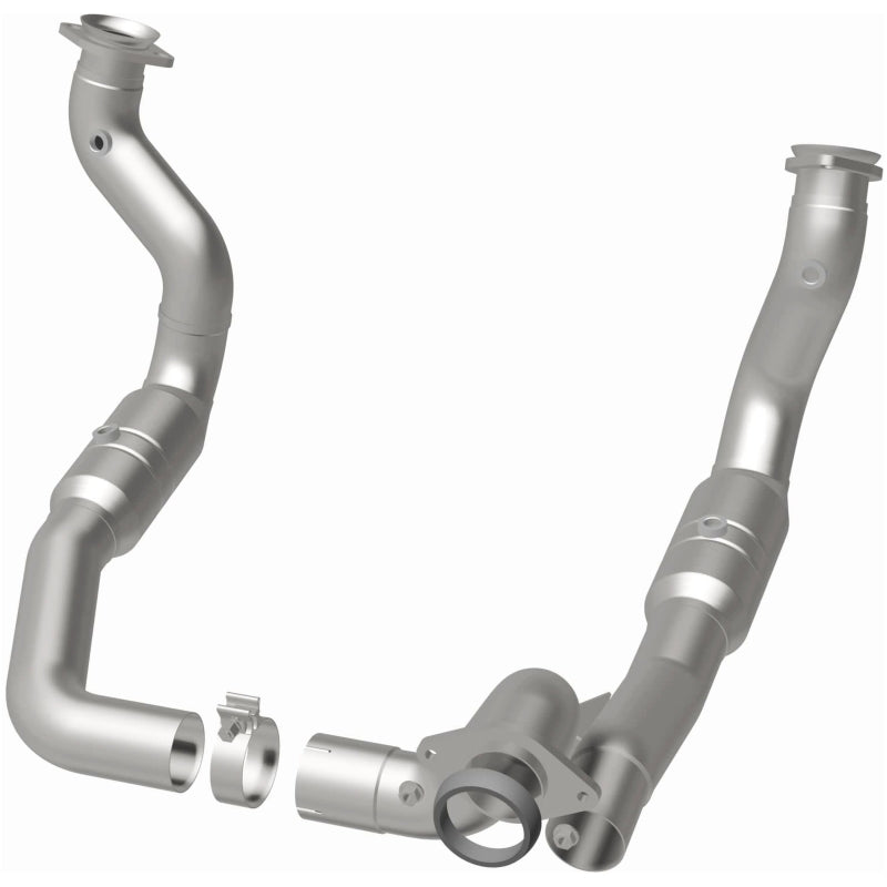 MagnaFlow Conv Direct Fit 11-14 Ford F-250 Super Duty / 350 Super Duty V8 6.2L exhaust pipes for performance offroad upgrades.