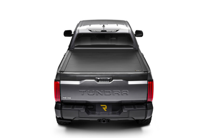 Retrax 2024 Ford F-150 SuperCrew/Super Cab 5.5ft. Bed Retrax EQ on black truck bed