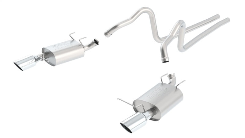 Borla 11-12 Ford Mustang 3.7L AT/MT RWD 2dr ATAK SS Catback Exhaust components
