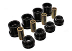 Energy Suspension 95-98 Nissan 240SX (S14) Black Rear Subframe Insert Set components