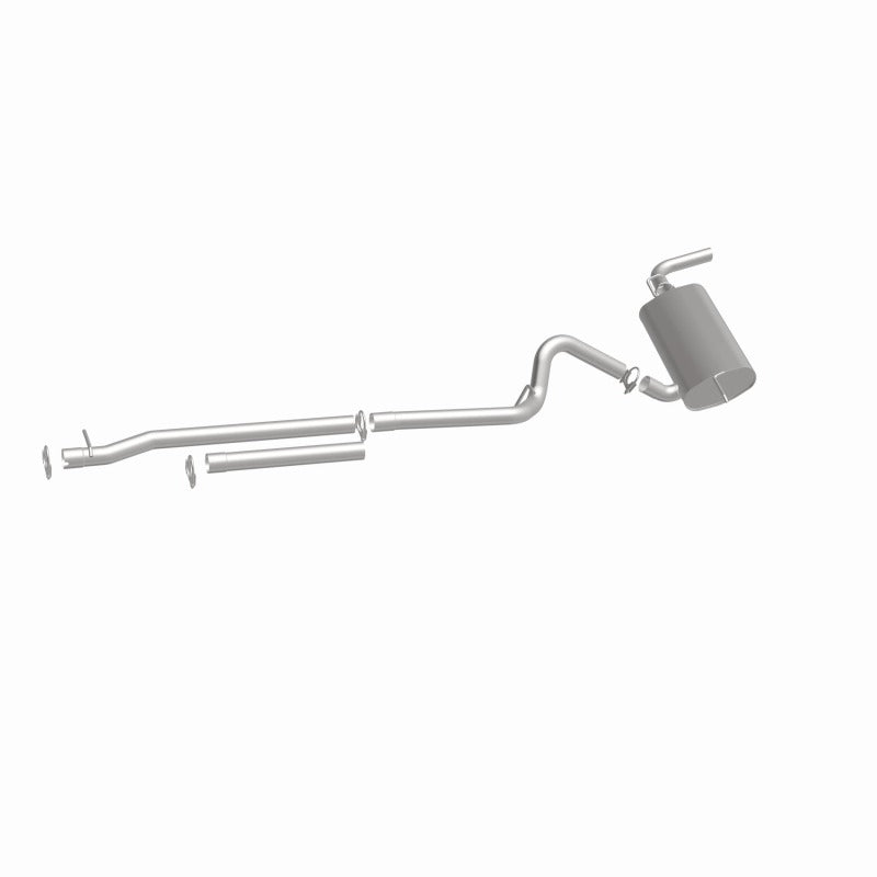 MagnaFlow BRE Exhaust Kit 07-11 Jeep Wrangler 3.8L exhaust system with pipes and muffler for offroad performance upgrades.