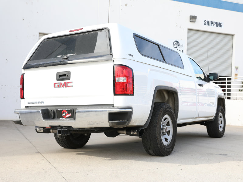 aFe Gemini XV 3in 304 SS Cat-Back Exhaust 09-18 GM Trucks V6-4.3/V8-4.8/5.3L w/ Black Tips Secondary image