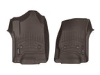 WeatherTech 14+ Chevy Silverado (Crew Cab / Double Cab) Front FloorLiners - Cocoa for ultimate interior protection
