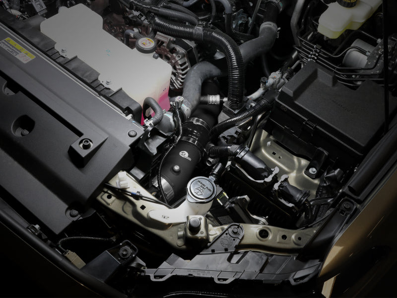 aFe 2024+ Toyota Tacoma BladeRunner 2.5in & 3in Aluminum Hot & Cold Charge Pipe Kit - Black Secondary image