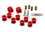 Energy Suspension 99-06 VW Golf IV/Jetta IV/ GTI Red 23mm Front Sway Bar Bushings set for enhanced offroad performance.