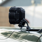 KC HiLiTES 2022+ Toyota Tundra / 2023+ Toyota Sequoia Ditch Mount Light Bracket Set installed on vehicle roof
