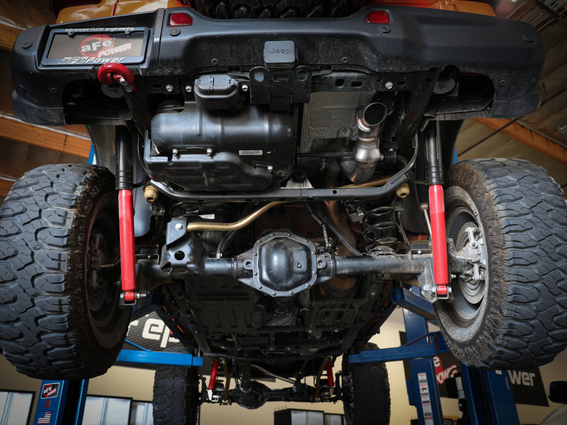 aFe 20-21 Jeep Wrangler (JL) Large Bore-HD 3 IN 304 Stainless Steel DPF-Back Hi-Tuck Exhaust System Secondary image
