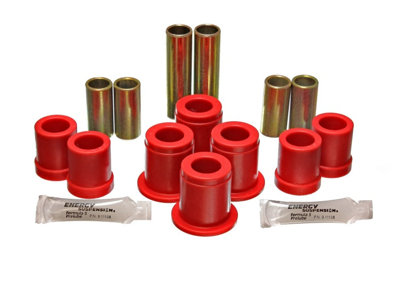 Energy Suspension 1980-86 Nissan 720 Truck 2WD/4WD Red Front Control Arm Bushing Set Secondary image
