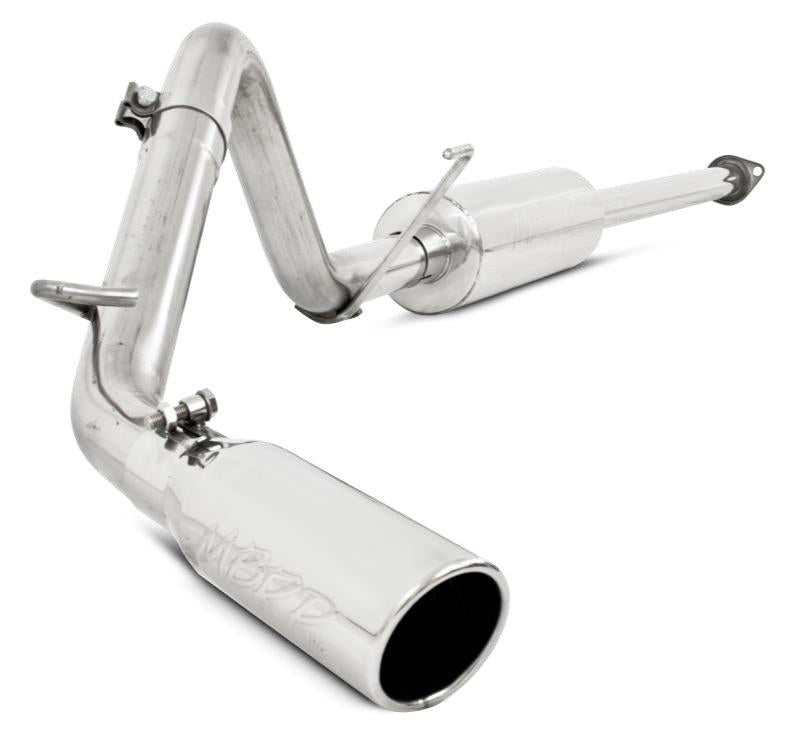 MBRP 05-13 Toyota Tacoma 4.0L EC/CC Cat Back Single Exit T409 Exhaust Secondary image