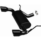 MagnaFlow 07-17 Jeep Wrangler JK 3.8/3.6L Dual Split Rear Exit Black Axle-Back Exhaust system