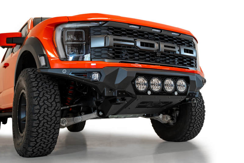 Addictive Desert Designs 2021+ Ford Raptor Bomber Front Bumper w/ 4 Rigid 360 6in Light Mounts Secondary image