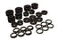 Energy Suspension 99-07 Ford F-250/F-350 SD 2/4WD Crew Cab Body Mount Set - Black for offroad performance upgrades