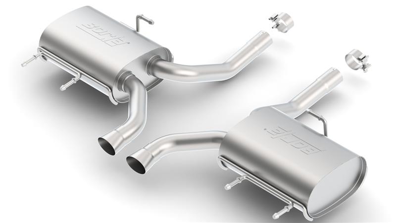 Borla 11-14 CTS Coupe V6 3.6L AT RWD/AWD Dual Ctr Rear Exit Touring Exhaust (REAR SECTION ONLY) Secondary image