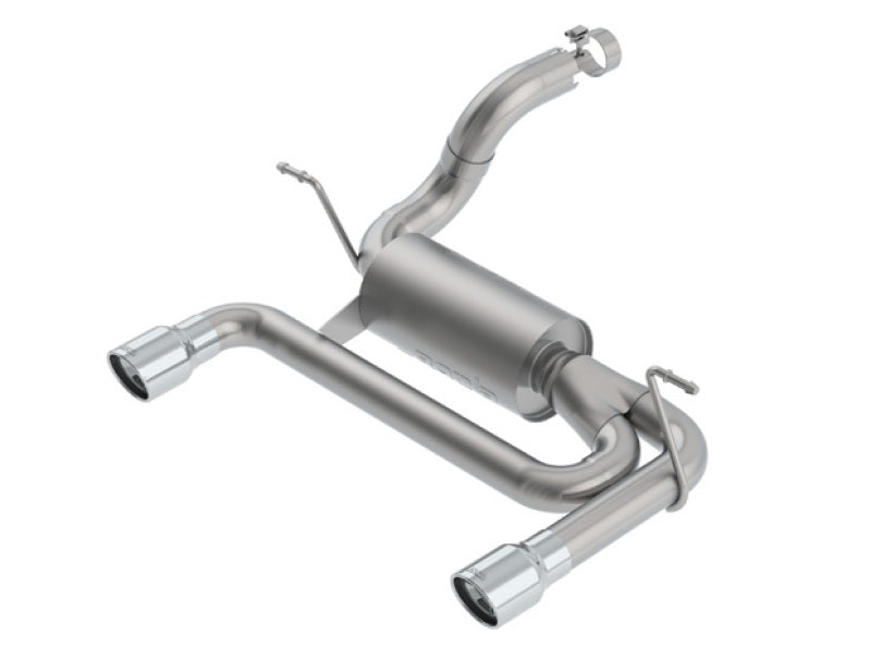 Borla 2018 Jeep Wrangler JL/JLU 3.6L 2DR/4DR ATAK SS Axle Back Exhaust w/3.5in Tips for performance offroad upgrades Main image
