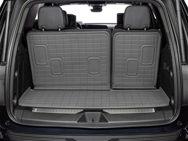 WeatherTech 21-26 Cadillac Escalade Behind 3rd Row Seating SeatBack Cargo Liners HP - Grey Secondary image