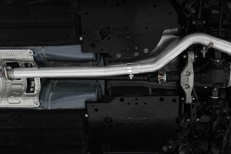 MBRP 2022 Subaru WRX 2.4L 3in Cat Back 5in OD Single Exit - Aluminized Steel Secondary image