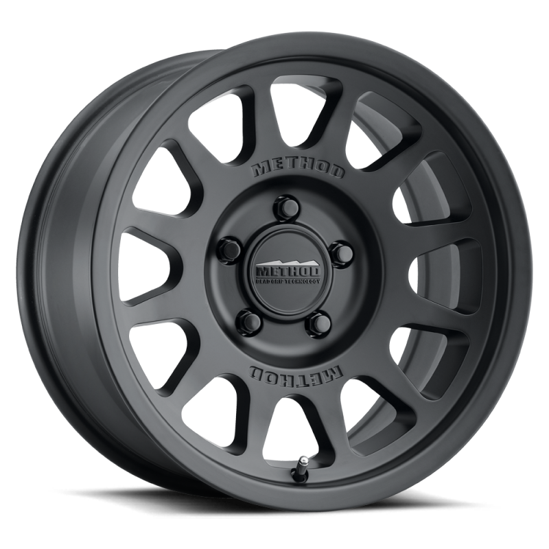 Method MR703 17x8.5 0mm Offset 5x5 71.5mm CB Matte Black Wheel Secondary image