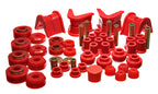 Energy Suspension 73-79 Ford F-150 Pickup 4WD Red Hyper-flex Master Bushing Set for offroad performance upgrades