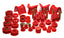 Energy Suspension 73-79 Ford F-150 Pickup 4WD Red Hyper-flex Master Bushing Set for offroad performance upgrades