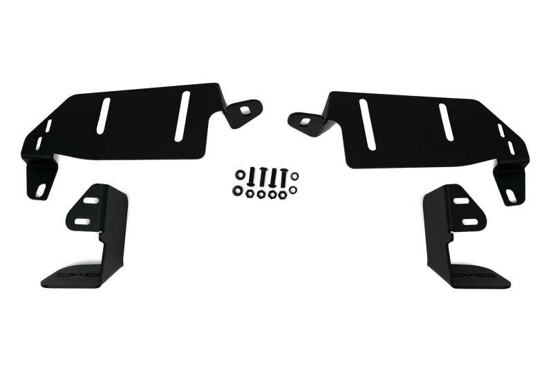 DV8 Offroad 21-22 Ford Bronco Factory Bumper Pocket Light Mount (Pair) 3in LED Pod Lights and hardware