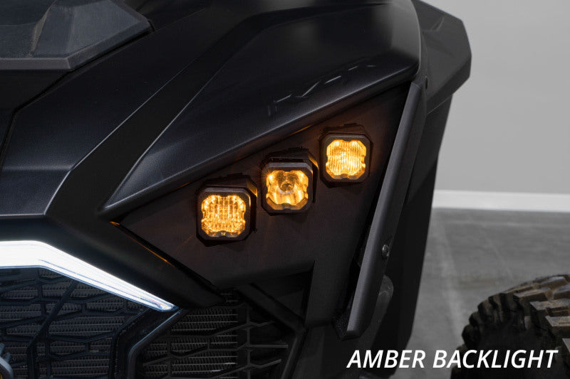 Diode Dynamics 20-Present Polaris RZR C1 Headlamp Kit Sport - White ABL (Pair) Secondary image