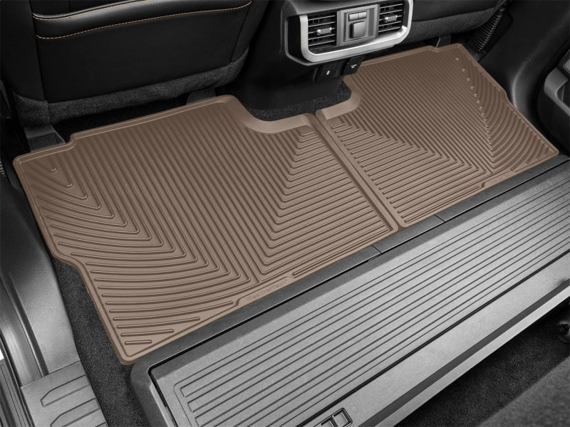 WeatherTech 2021+ Ford F-150 SuperCrew/Raptor Rear Rubber Mats - Tan Secondary image