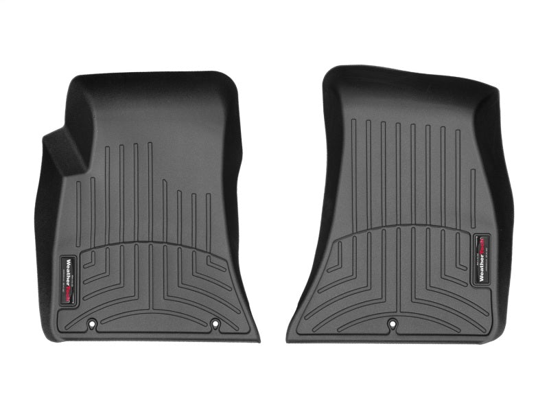 WeatherTech 2015+ Dodge Challenger Front FloorLiner - Black (Does not fit GT model) Main image
