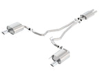 Borla Cat Back 15-17 Ford Mustang 3.7L V6 MT/AT 2.25in Pipe 4in Single Round Rolled Tips exhaust system