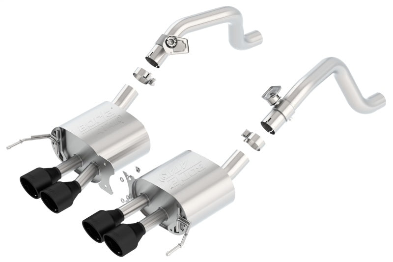 Borla 14-17 C7 Corvette Stingray Axle-Back ATAK Exhaust 2.75in to Muffler Dual 2.0in Out 4.25in Tip Secondary image