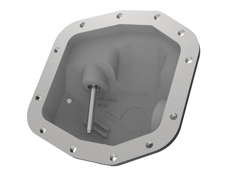 aFe 18-23 Jeep Wrangler JL Pro Series (Dana M186) Front Diff Cover w/ Oil - Black Secondary image