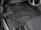 WeatherTech 2019+ Chevrolet Silverado 1500 Crew Cab Front FloorLiner - Black for enhanced interior protection and fit.