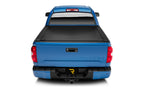 Retrax 2022+ Toyota Tundra (5.7ft Bed w/ Deck Rail System) RetraxONE XR Bed Cover on blue truck