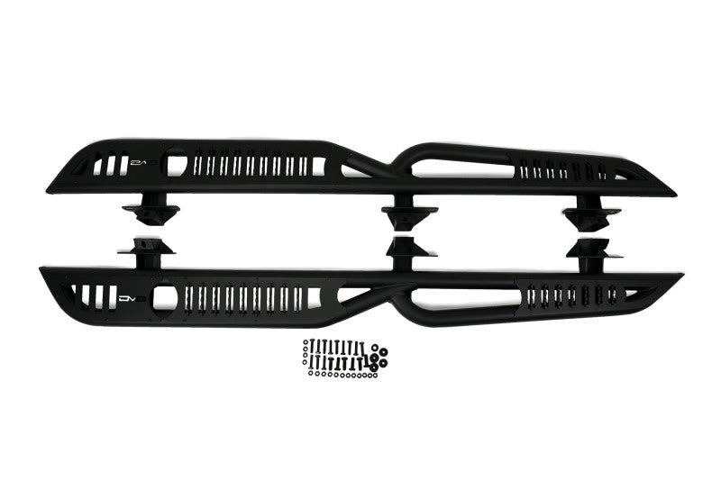 DV8 Offroad 21-22 Ford Bronco OE Plus Series Side Steps for easy access and protection.