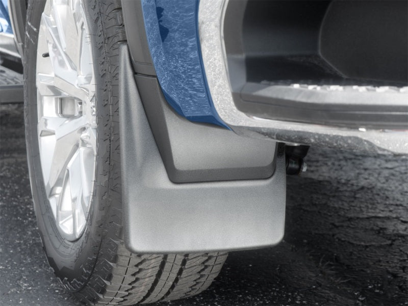 WeatherTech 2019+ GMC Sierra/Sierra Denali Rear No Drill Mudflaps Secondary image