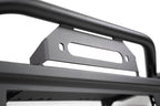 DV8 Offroad 18-23 Jeep Wrangler JL / 20-23 Jeep Gladiator JT FS-7 Mid-Width Winch Front Bumper winch tray close-up