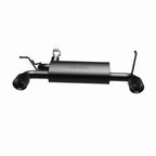 MagnaFlow 07-17 Jeep Wrangler JK 3.8/3.6L Dual Split Rear Exit Black Axle-Back Exhaust for performance upgrades